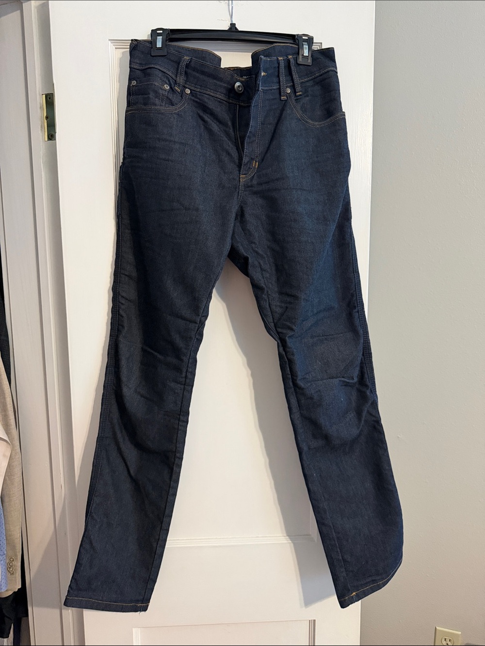 Men's motorcycle jeans in Dark Blue - padded knee style Lombard 2 RF
